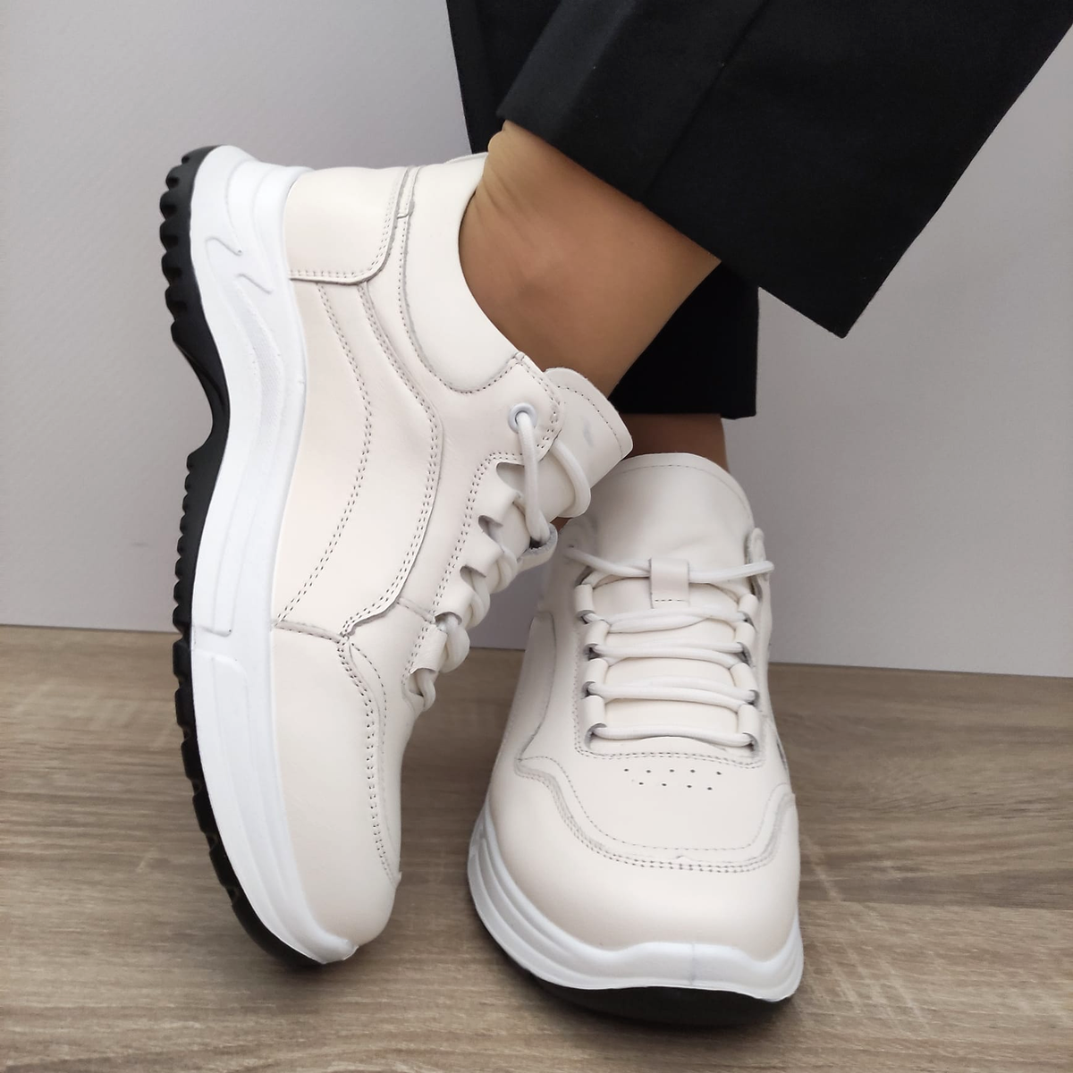 PANTOFI CASUAL DAMA FORMAZIONE N503 CREM - imagine 4