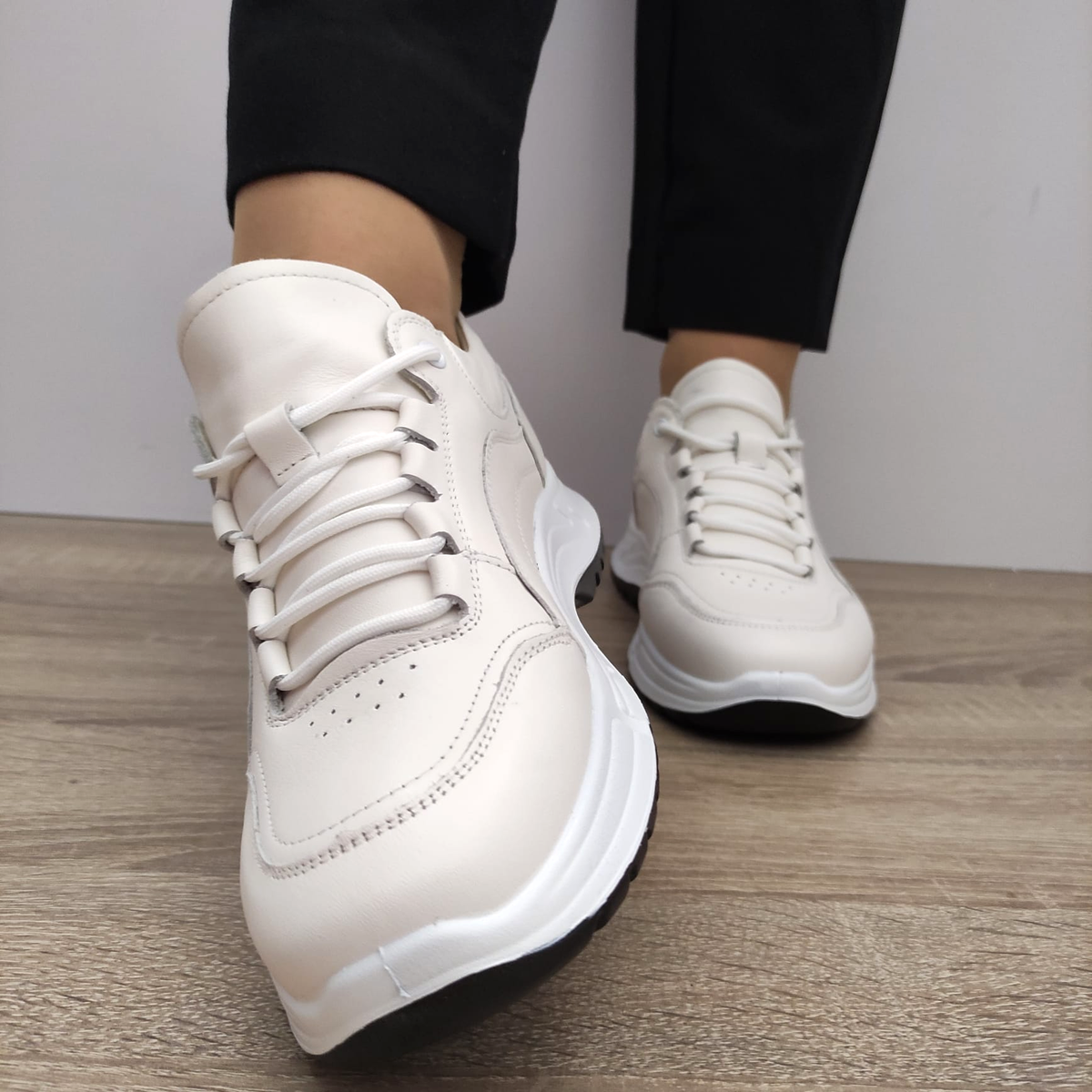 PANTOFI CASUAL DAMA FORMAZIONE N503 CREM - imagine 5