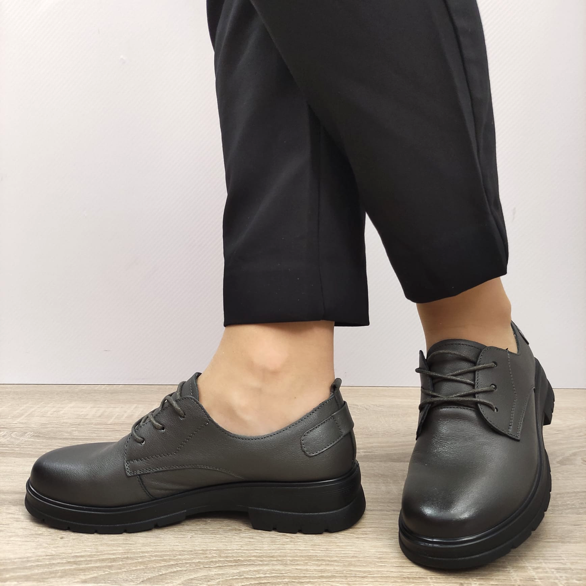 PANTOFI CASUAL DAMA FORMAZIONE N710 GRI - imagine 5