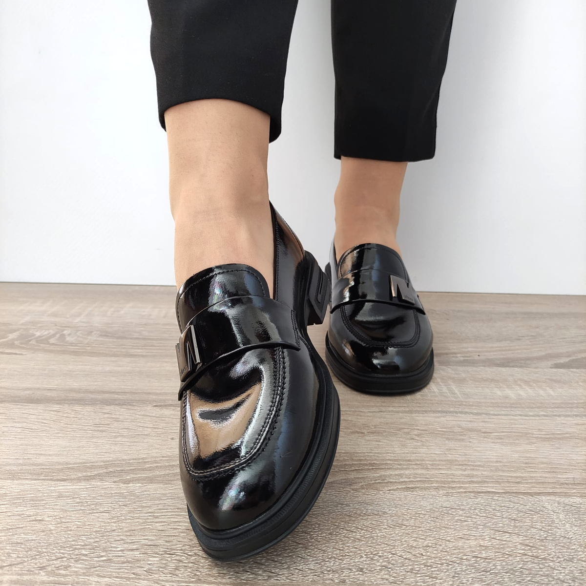 PANTOFI CASUAL DAMA FORMAZIONE S7922L NEGRI - imagine 10