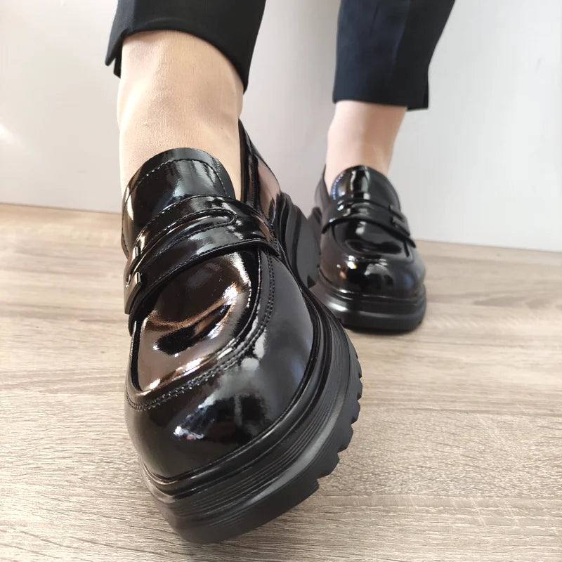 PANTOFI CASUAL DAMA FORMAZIONE S80226-1LT NEGRI LAC - imagine 4