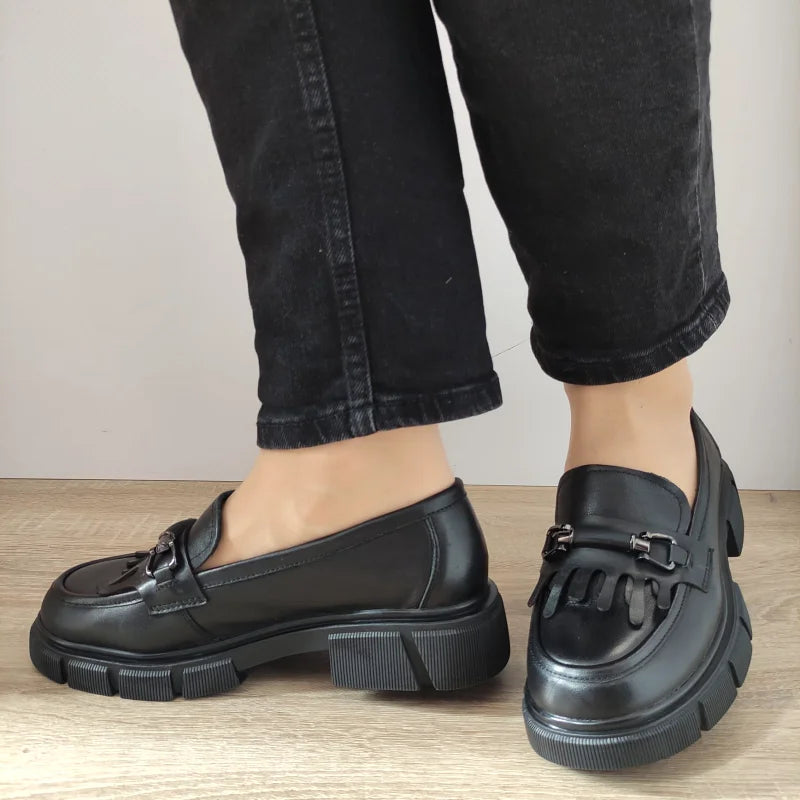 PANTOFI CASUAL DAMA FORMAZIONE S89593T NEGRI - imagine 2