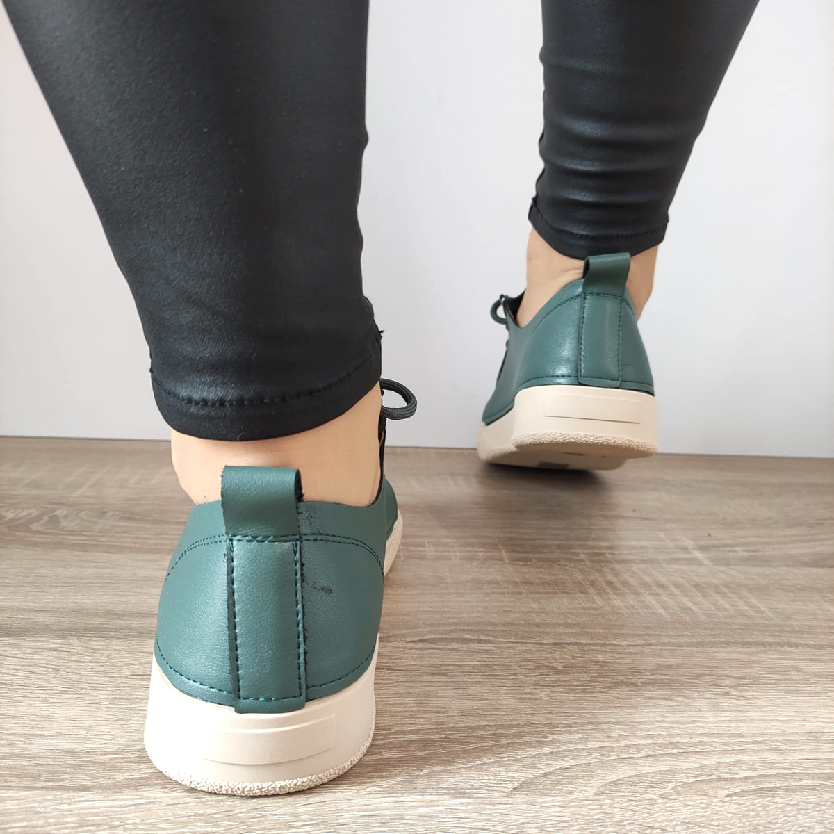 PANTOFI CASUAL DAMA FORMAZIONE T23089 VERZI - imagine 4