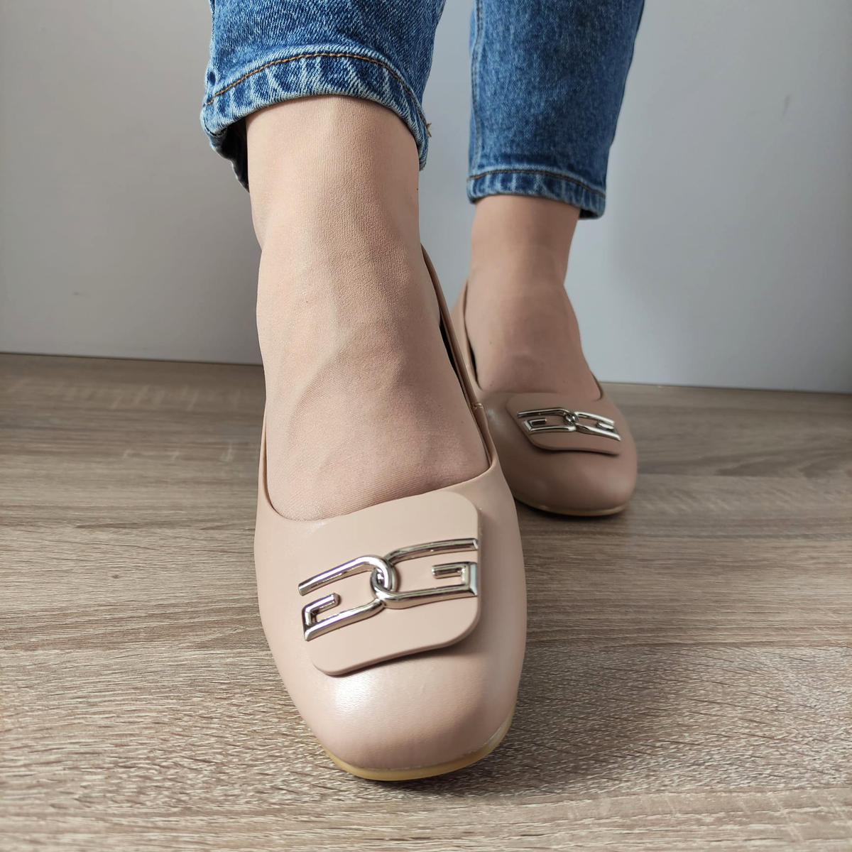 PANTOFI CASUAL DAMA FORMAZIONE T8832C APRICOT - imagine 4