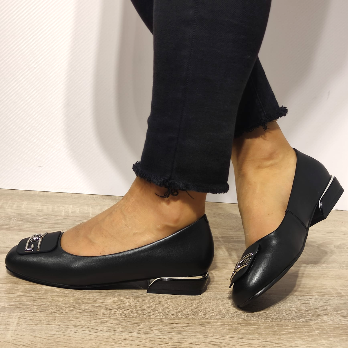 PANTOFI CASUAL DAMA FORMAZIONE T8832C NEGRI - imagine 2