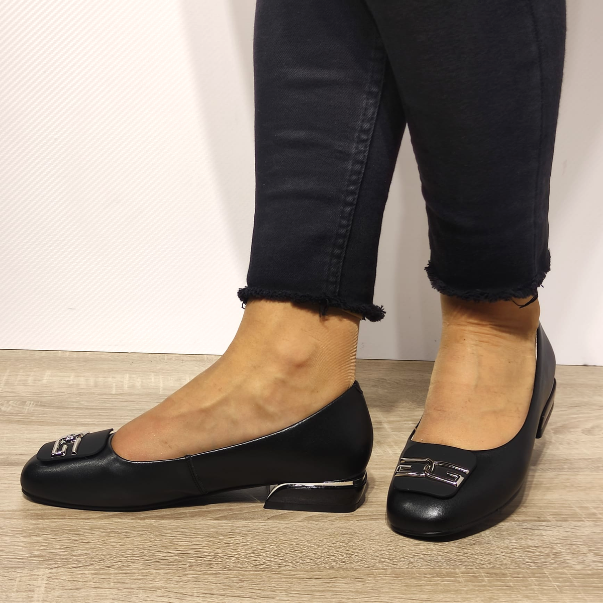 PANTOFI CASUAL DAMA FORMAZIONE T8832C NEGRI - imagine 3