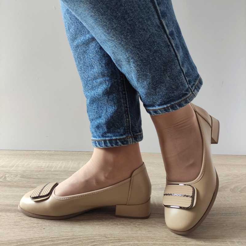PANTOFI CASUAL DAMA FORMAZIONE TP5011-6 APRICOT - imagine 2