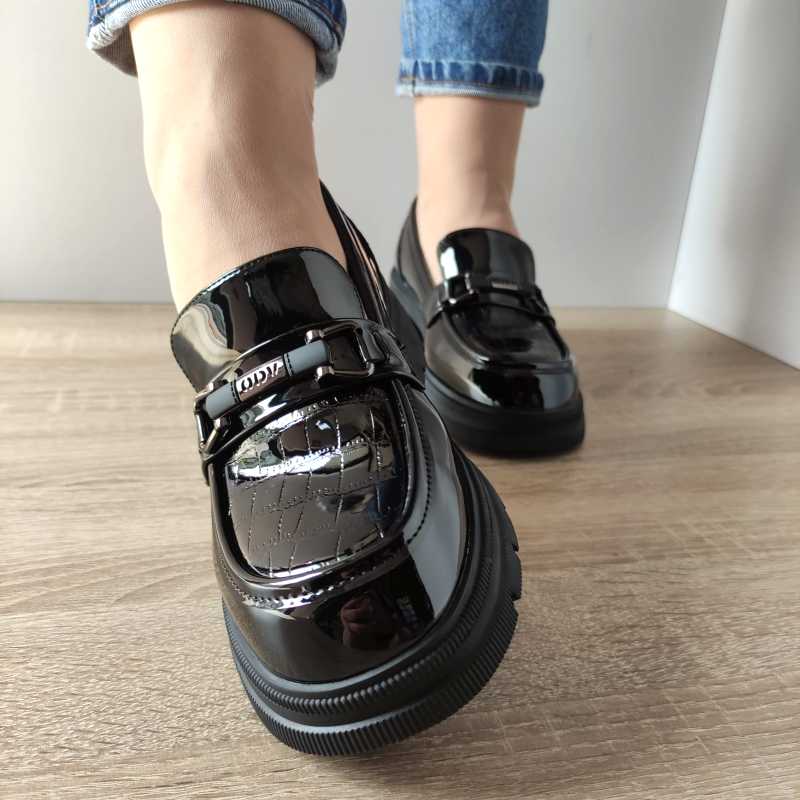 PANTOFI CASUAL DAMA FORMAZIONE TP6830-1 NEGRI LAC - imagine 4