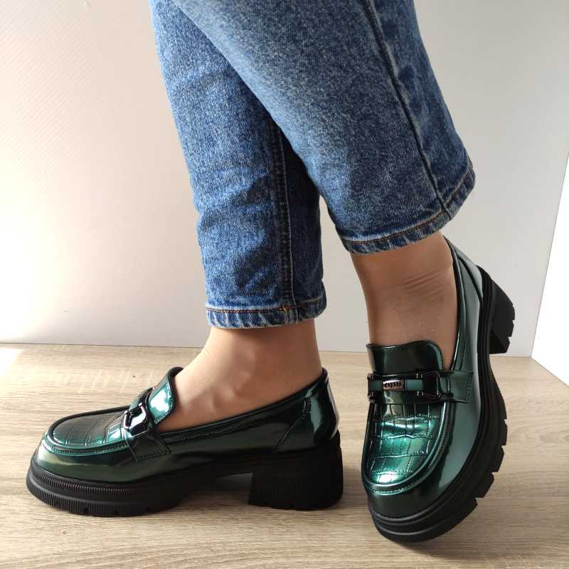 PANTOFI CASUAL DAMA FORMAZIONE TP6830-1 VERZI LAC - imagine 3