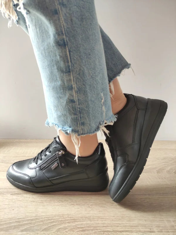 PANTOFI CASUAL DAMA JANA 8-23700-45 NEGRI - imagine 2