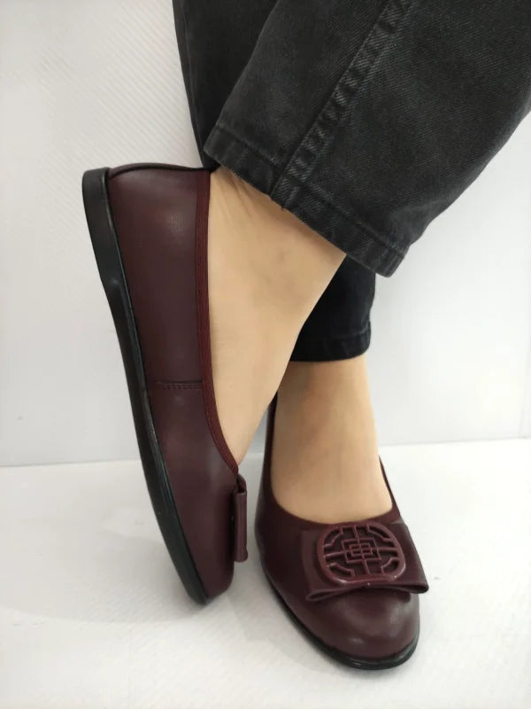 PANTOFI CASUAL DAMA KARISMA 40001B 23-N BORDO - imagine 3