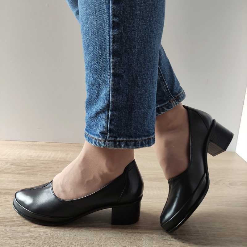 PANTOFI CASUAL DAMA NICOLIS 120409 NEGRI - imagine 2