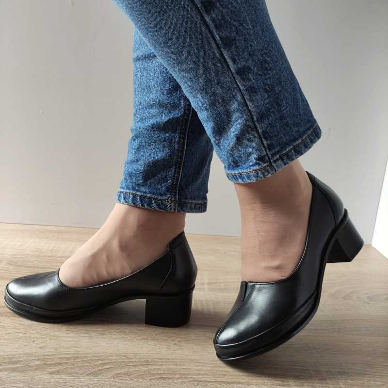 PANTOFI CASUAL DAMA NICOLIS 120409 NEGRI - imagine 3