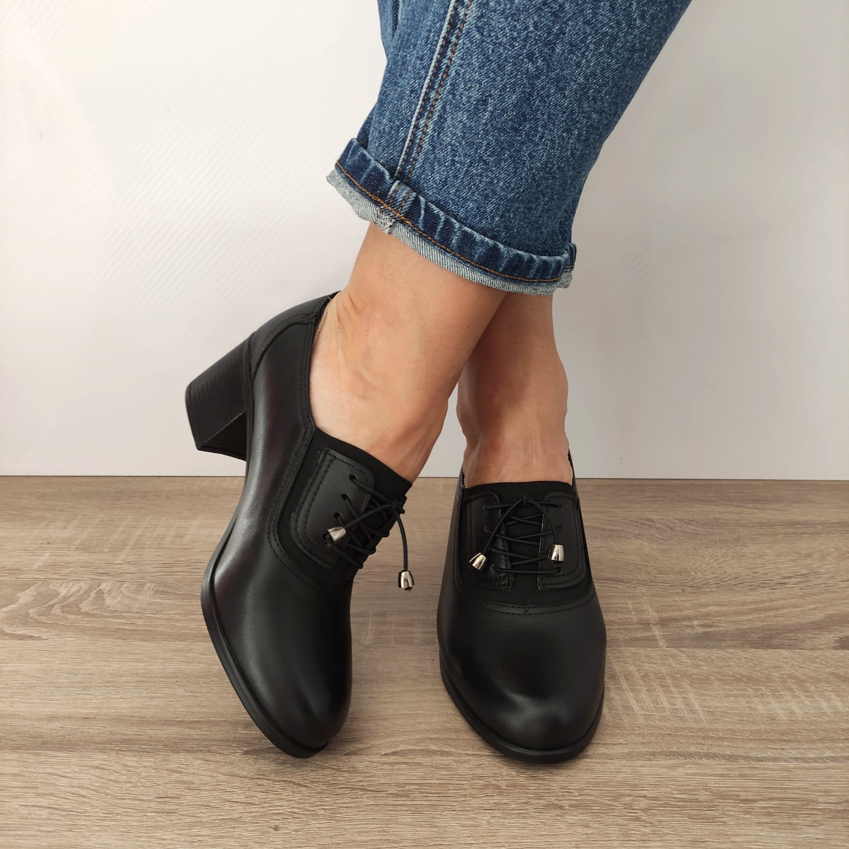 PANTOFI CASUAL DAMA NICOLIS 124494 NEGRI - imagine 4
