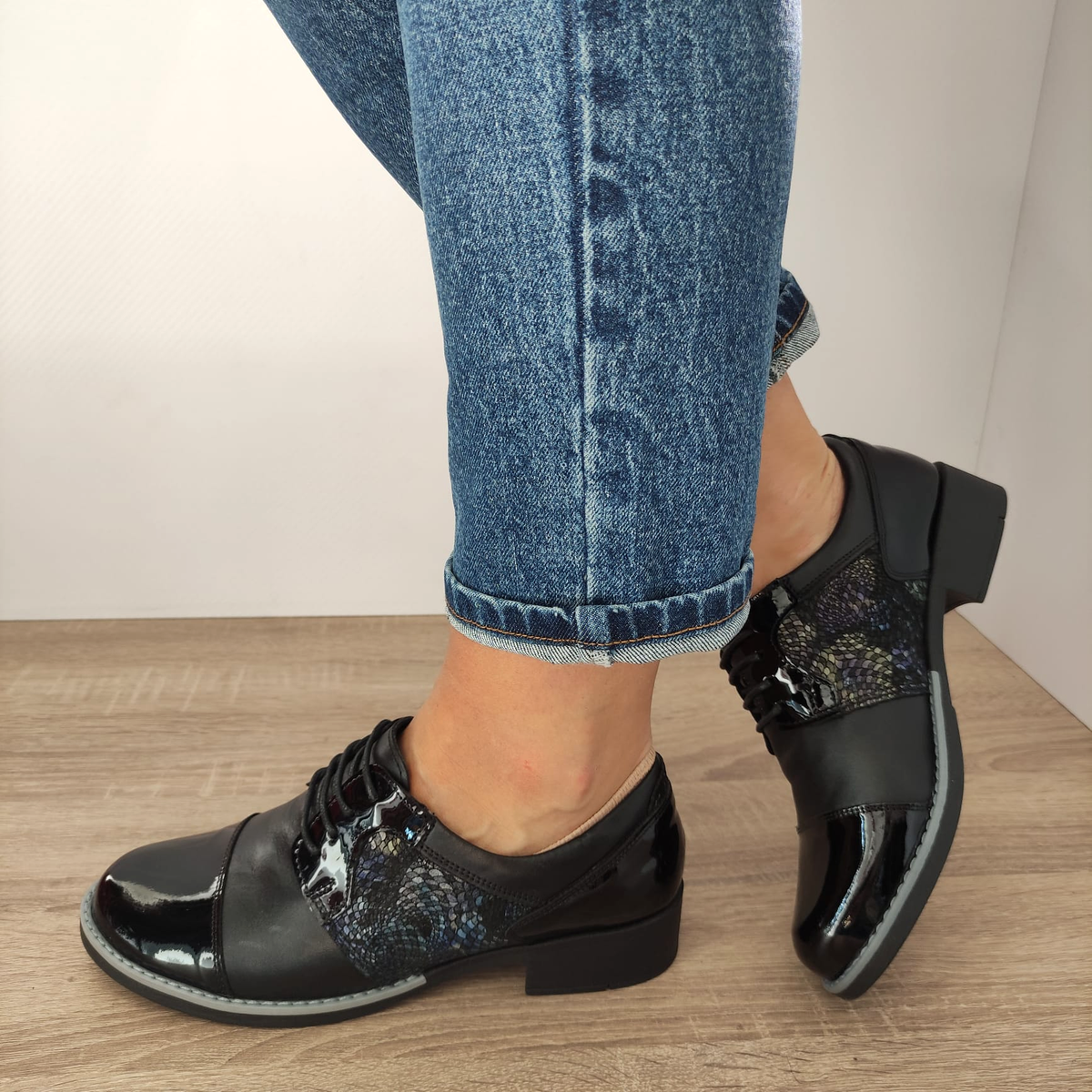 PANTOFI CASUAL DAMA NICOLIS 15637 - imagine 6