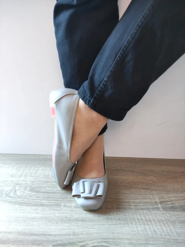 PANTOFI CASUAL DAMA PASS 460014C 14-N GRI - imagine 3