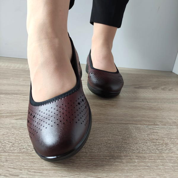 PANTOFI CASUAL DAMA PASS 540009D 23-N BORDO - imagine 5