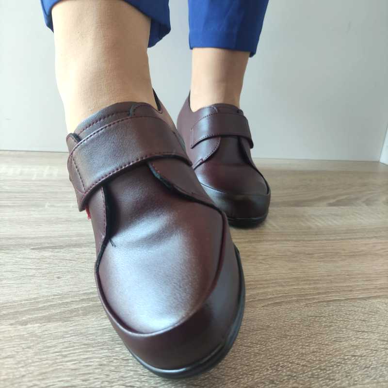 PANTOFI CASUAL DAMA PASS 55025C 23-N BORDO - imagine 4