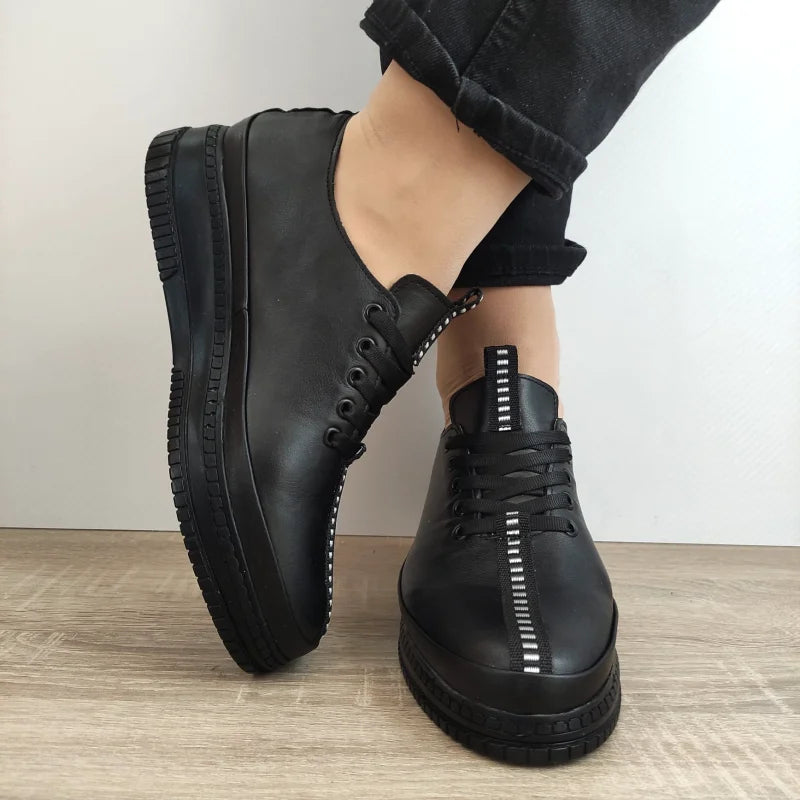 PANTOFI CASUAL DAMA PERLLA 1237 NEGRI - imagine 4