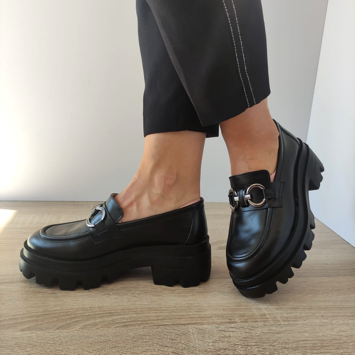PANTOFI CASUAL DAMA PERLLA 1753-4 NEGRI - imagine 3