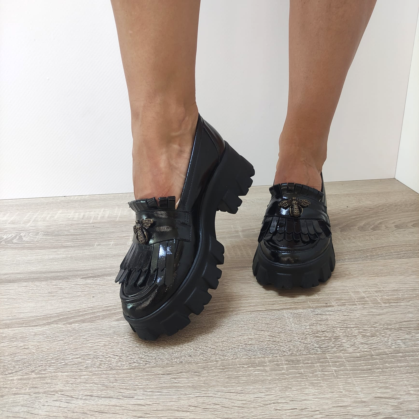 PANTOFI CASUAL DAMA PERLLA 2011-1 NEGRI LAC