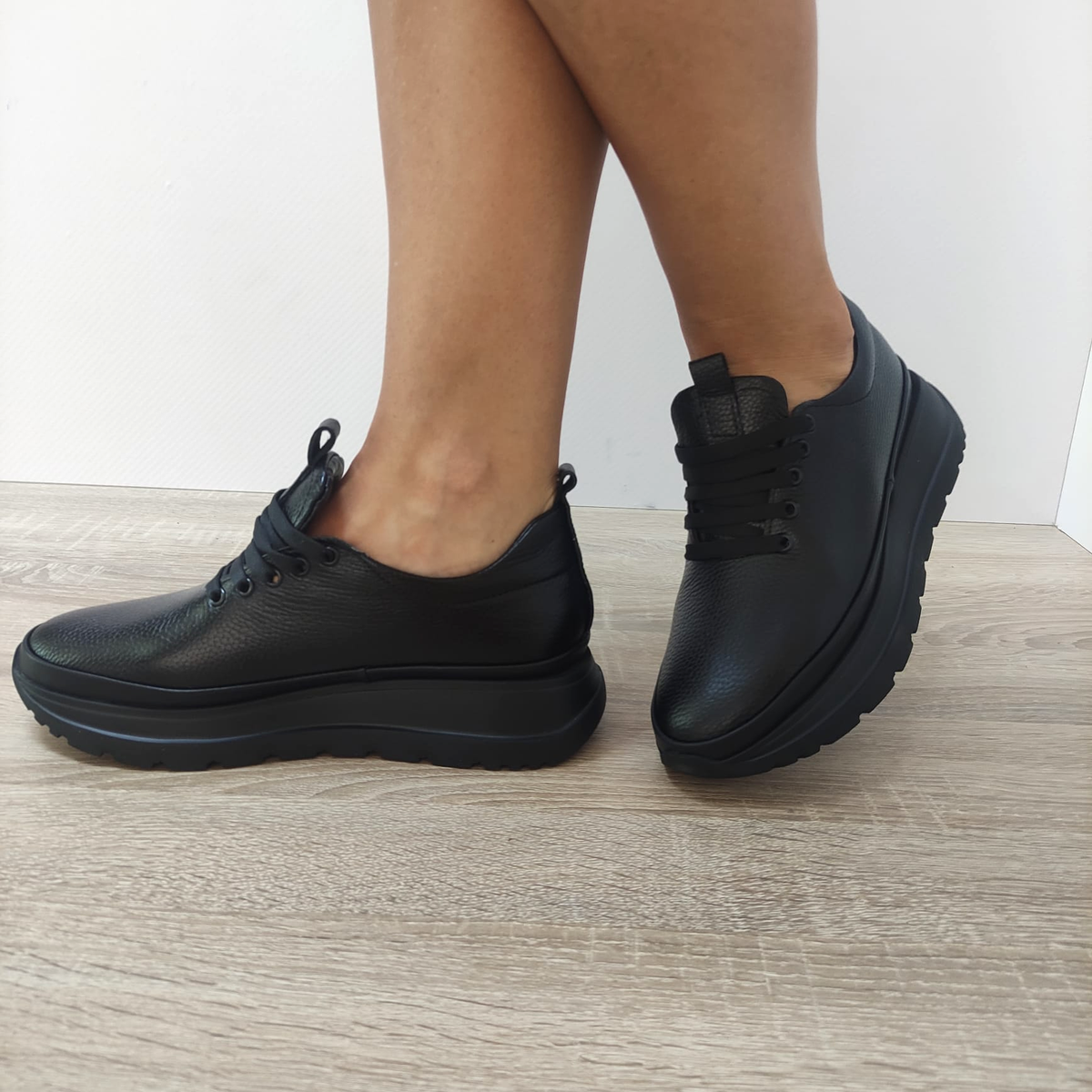 PANTOFI CASUAL DAMA PERLLA 2023-1 NEGRI - imagine 3