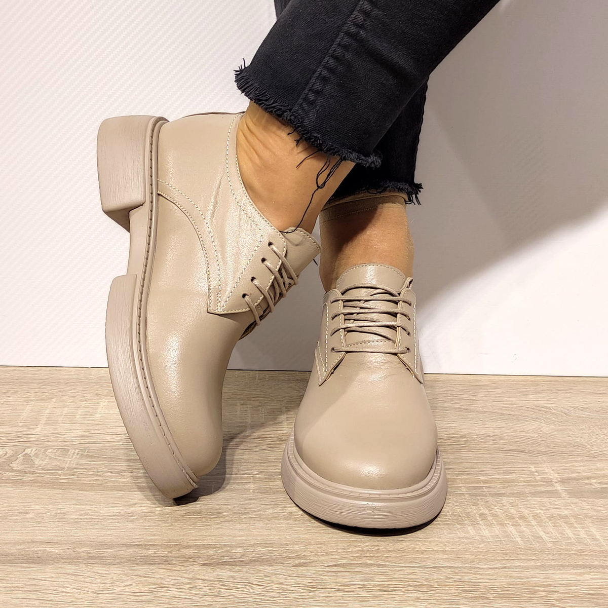 PANTOFI CASUAL DAMA PERLLA 3136-1 BEJ - imagine 3