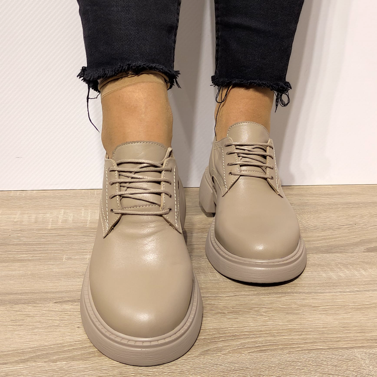 PANTOFI CASUAL DAMA PERLLA 3136-1 BEJ - imagine 4