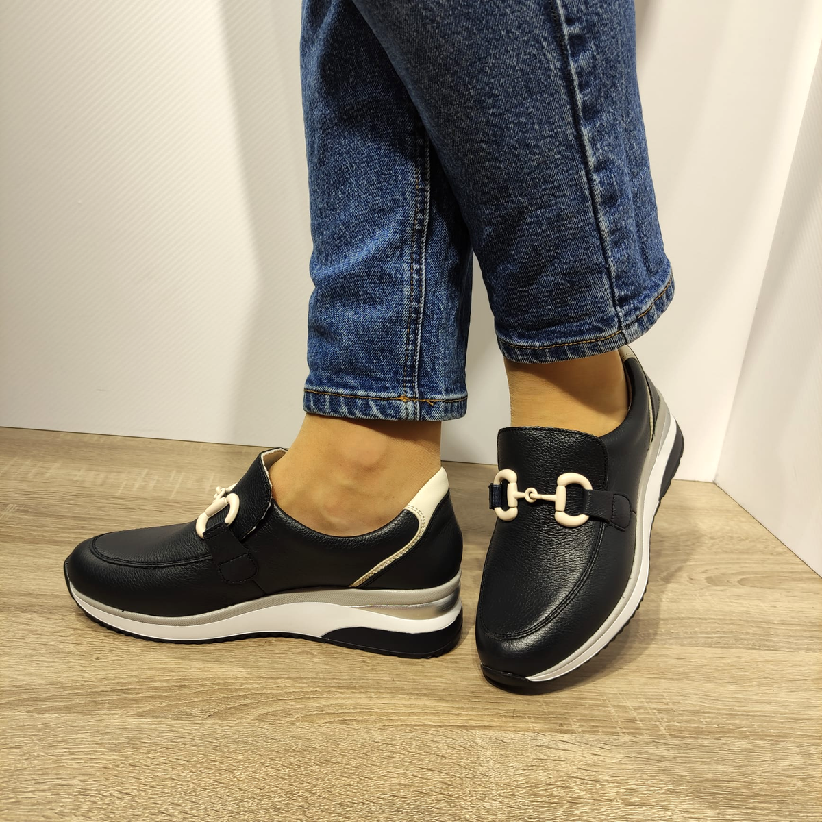 PANTOFI CASUAL DAMA REMONTE D2415-14 BLEUMARIN - imagine 3
