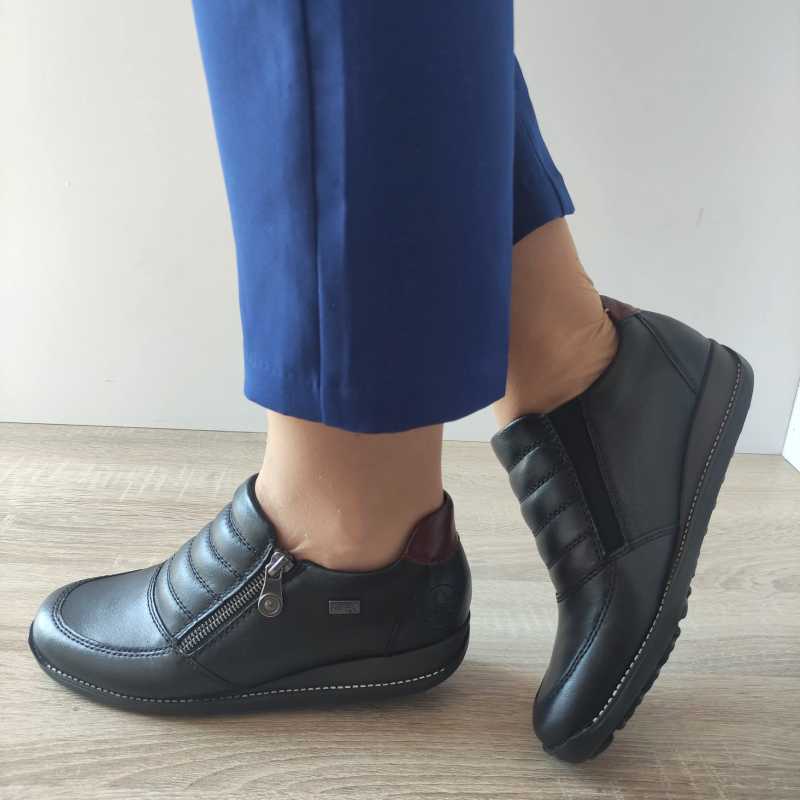 PANTOFI CASUAL DAMA RIEKER 44268-00 NEGRI - imagine 2