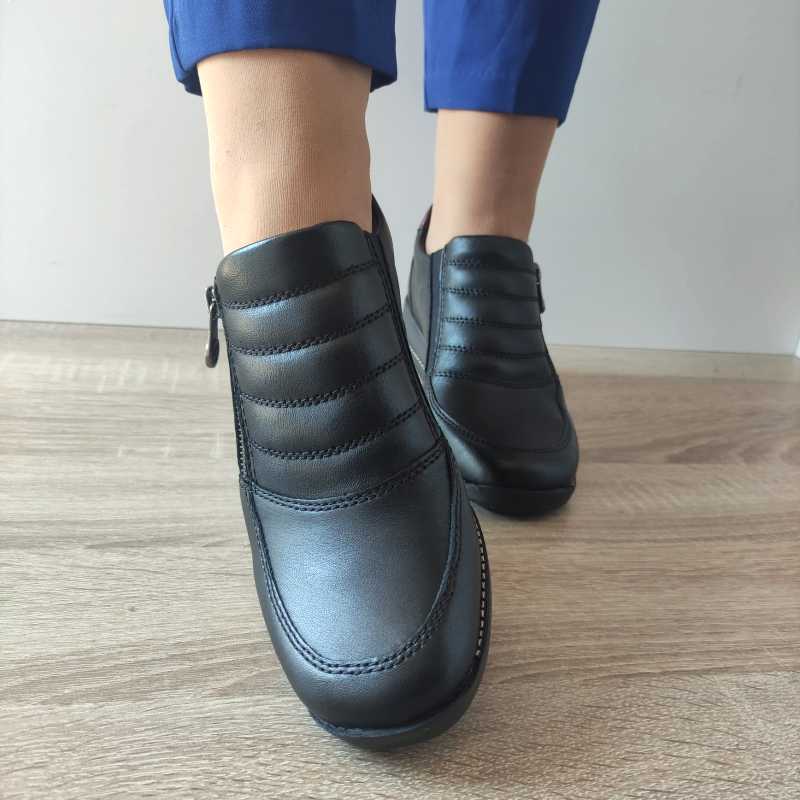 PANTOFI CASUAL DAMA RIEKER 44268-00 NEGRI - imagine 3