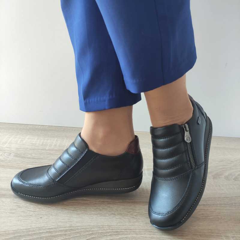 PANTOFI CASUAL DAMA RIEKER 44268-00 NEGRI - imagine 4