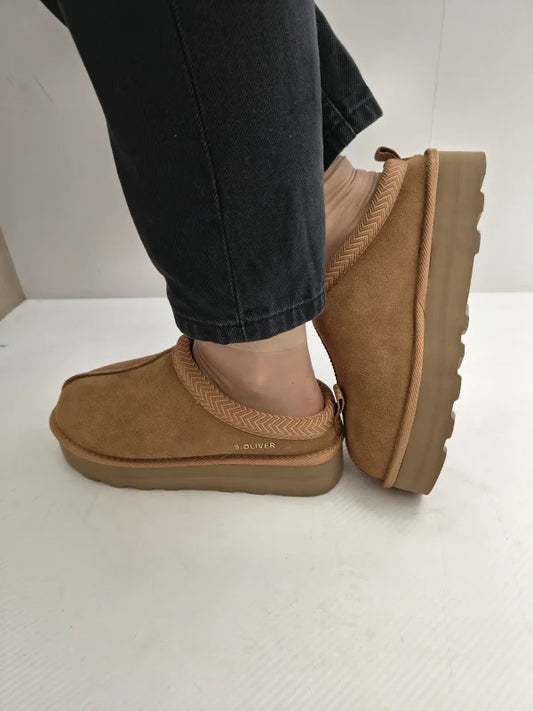 PANTOFI CASUAL DAMA S.OLIVER 27104-43 3A5 MARO COGNAC