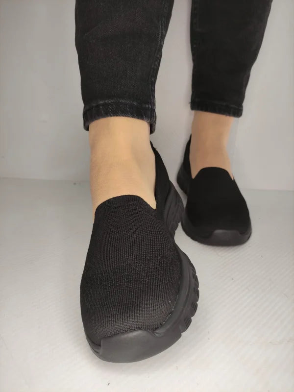 PANTOFI CASUAL DAMA SKECHERS 100697 BBK - imagine 4