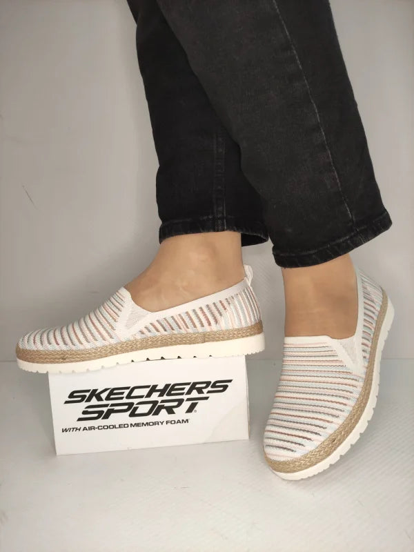 PANTOFI CASUAL DAMA SKECHERS 113980 WMLT - imagine 2