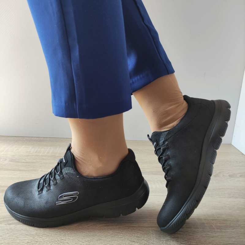 PANTOFI CASUAL DAMA SKECHERS 149200 BBK - imagine 4