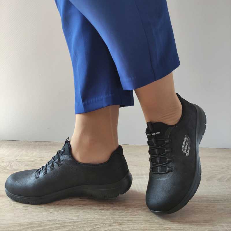PANTOFI CASUAL DAMA SKECHERS 149200 BBK - imagine 2