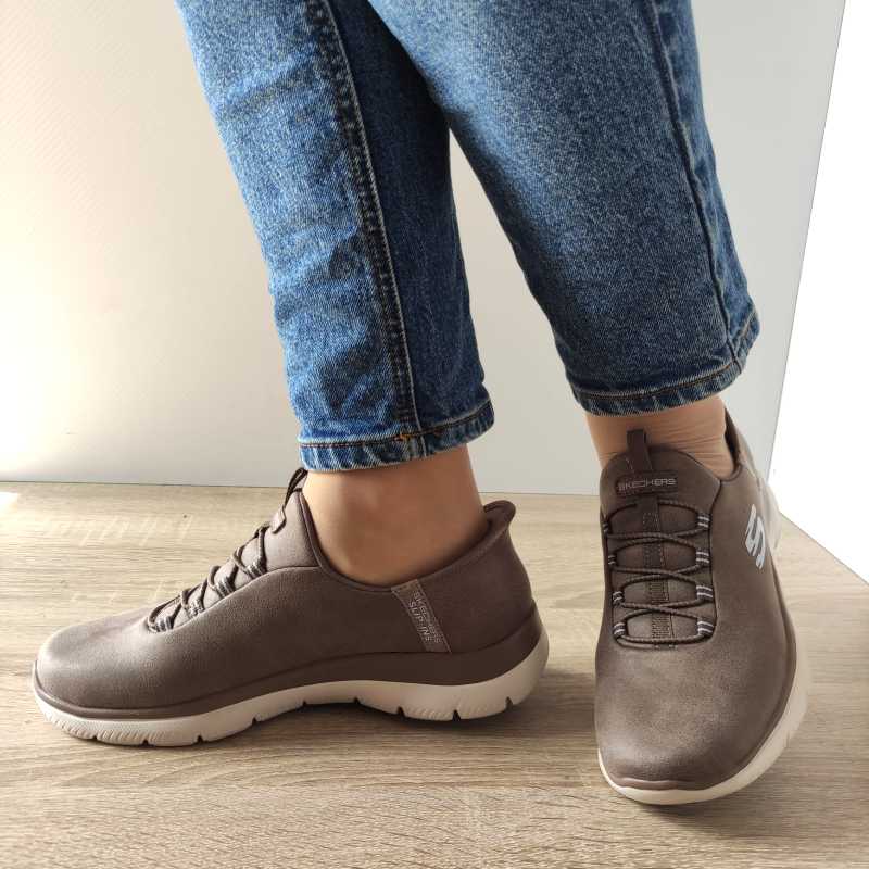 PANTOFI CASUAL DAMA SKECHERS 150254 BRN - imagine 2
