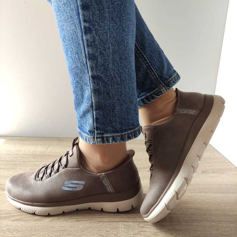 PANTOFI CASUAL DAMA SKECHERS 150254 BRN - imagine 3
