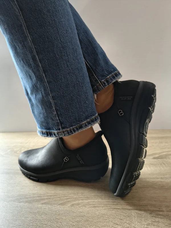 PANTOFI CASUAL DAMA SKECHERS 167872 BLK - imagine 3