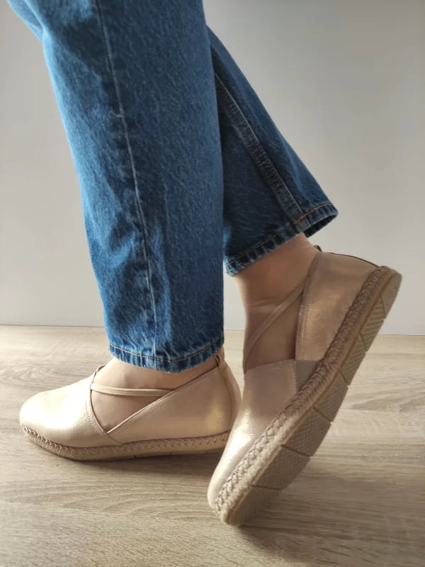 PANTOFI CASUAL DAMA TAMARIS 24620-44 CHAMPAGNE - imagine 3