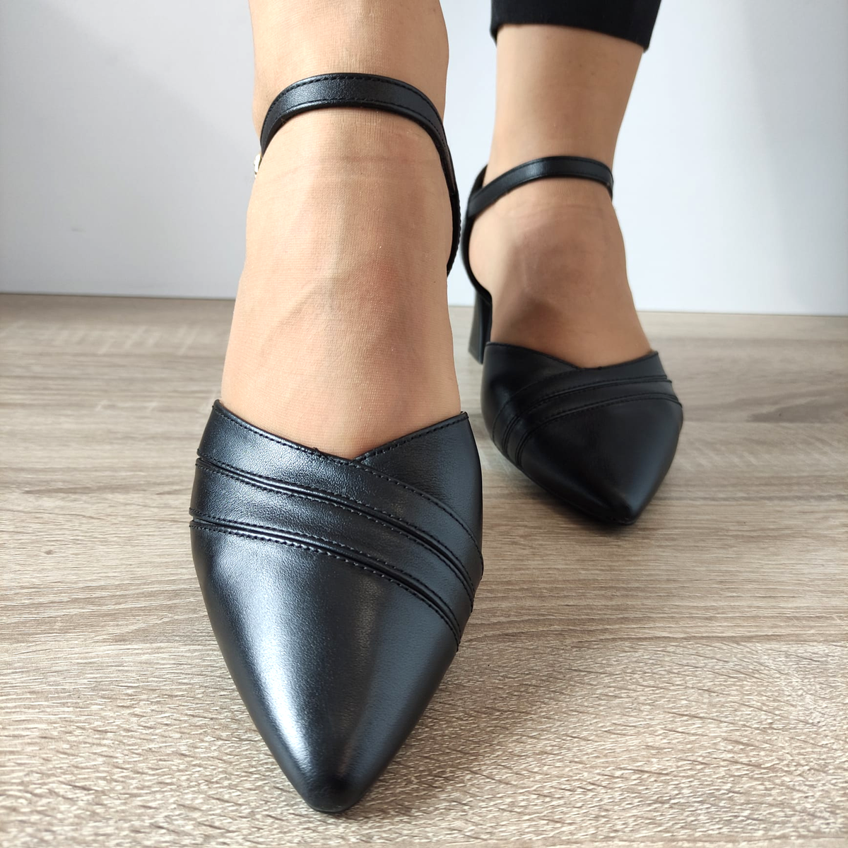PANTOFI ELEGANȚI DECUPATI DAMA FORMAZIONE 83175 NEGRI - imagine 5