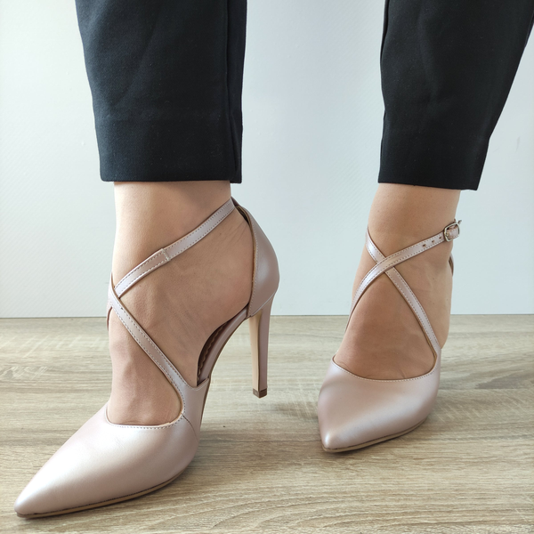PANTOFI DECUPATI DAMA PERLLA 3211-3 GREJ SIDEFAT - imagine 4
