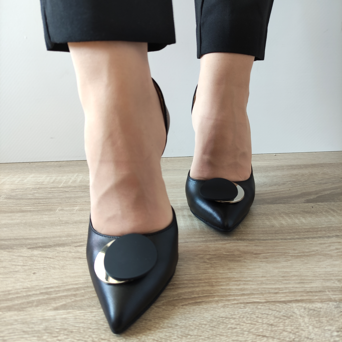 PANTOFI ELEGANȚI DECUPATI DAMA PERLLA 3272-1 NEGRI - imagine 4