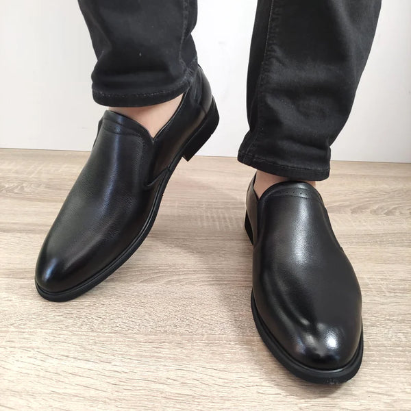PANTOFI ELEGANTI BARBATI BIG MELS 81139T NEGRI - imagine 4