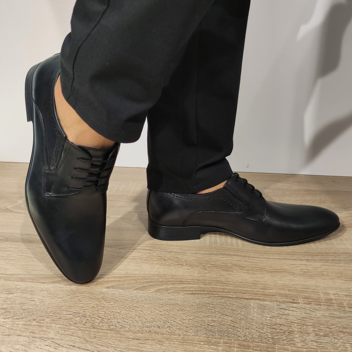 PANTOFI ELEGANTI BARBATI CATALI 530CR NEGRI - imagine 3