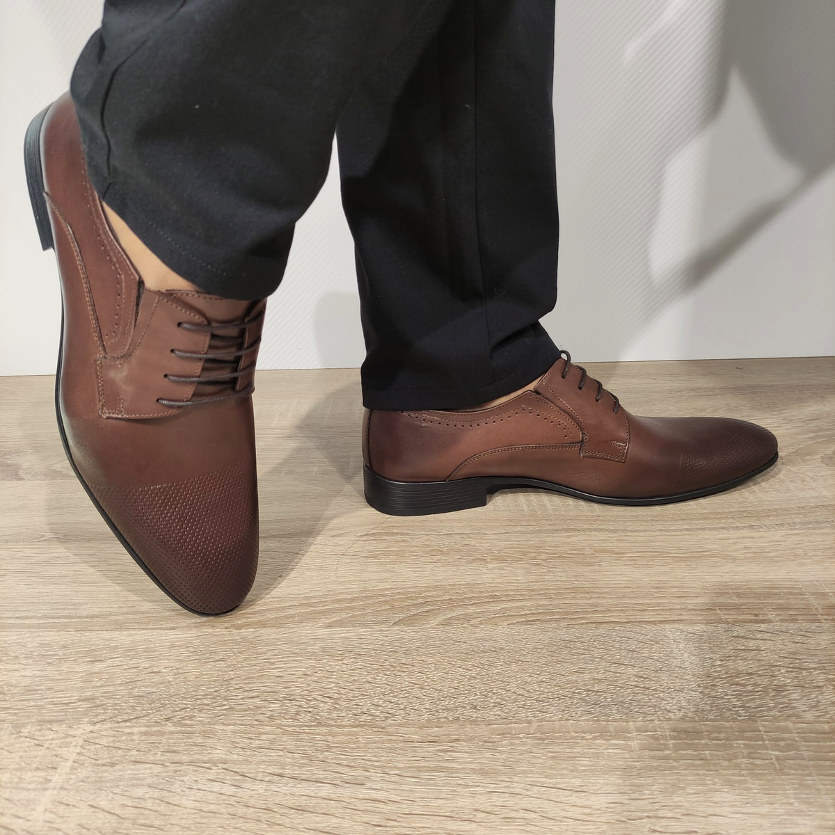 PANTOFI ELEGANTI BARBATI CATALI 530CRP MARO - imagine 4
