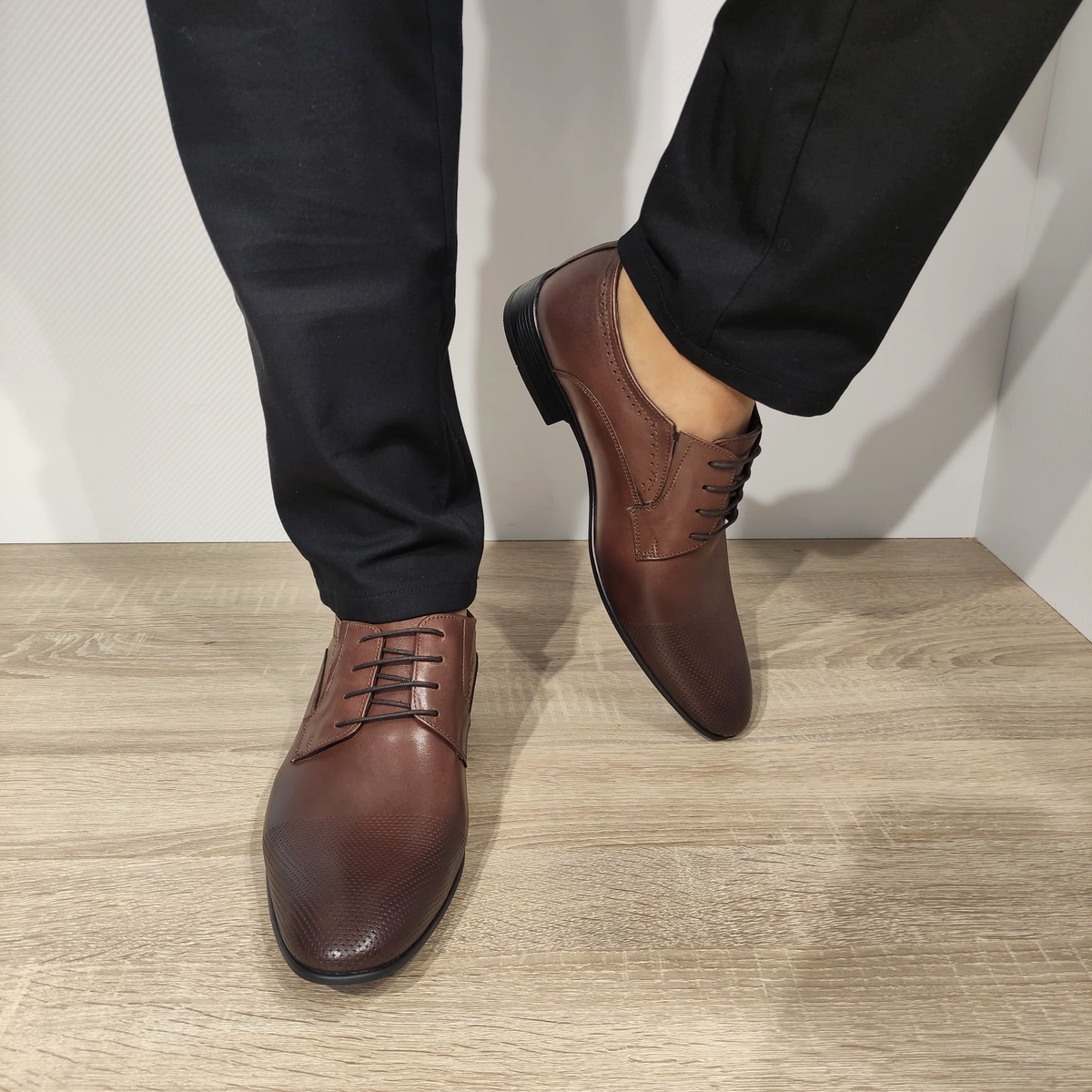 PANTOFI ELEGANTI BARBATI CATALI 530CRP MARO - imagine 5