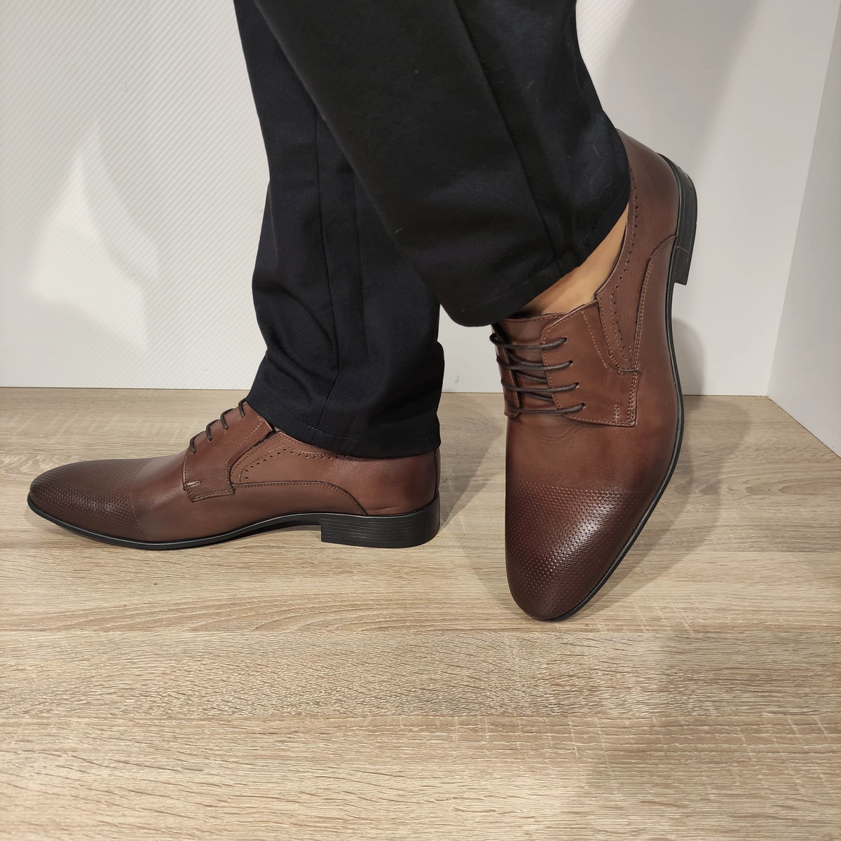 PANTOFI ELEGANTI BARBATI CATALI 530CRP MARO - imagine 2