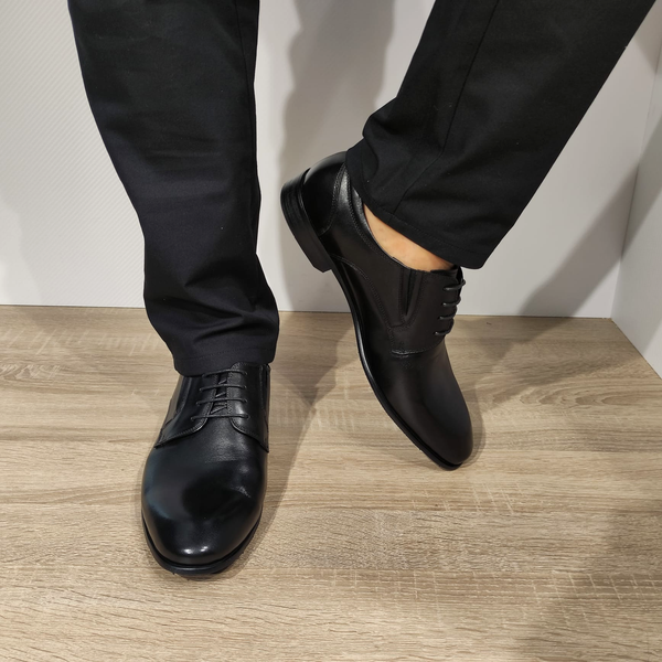 PANTOFI ELEGANTI BARBATI ELDEMAS 003-035A NEGRI - imagine 4